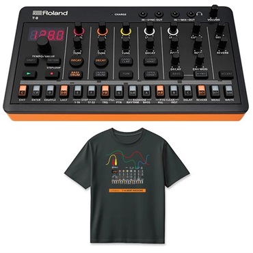 (Tシャツセット)T-8 BEAT MACHINE(AIRA Compact) & T-8 T-Shirts DesignA Lサイズ (RT/T-8AL) セット (T-8デザイン) ローランド アイラ コンパクト