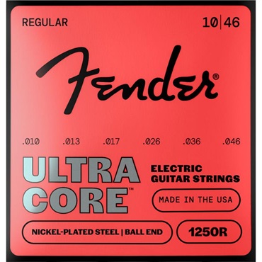 ULTRACORE ELECTRIC GUITAR STRINGS NICKEL PLATED STEEL BALL END (1250R/10-46) (#0730250506)