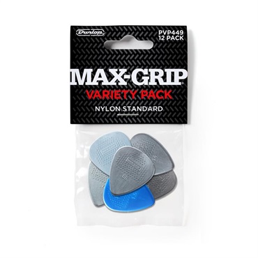 PVP449 MAX-GRIP NYLON STANDARD PICK VARIETY PACK（バラエティーパック／/12枚入り）