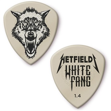 PH122P14 HETFIELD’S WHITE FANG CUSTOM FLOW PICK PLAYER'S PACK （厚さ1.4mm／6枚入り）