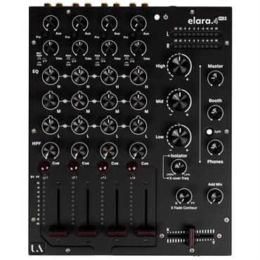 Union Audio elara.4 MK2  【受注商品 / 納期3ヶ月から6ヶ月】【プロフェッショナル4chDJミキサー】(ユニオンオーディオ)