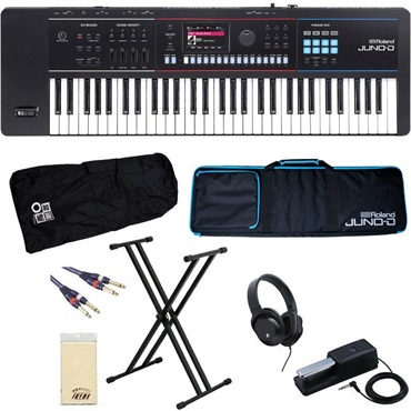 JUNO-D6［初心者向け☆エントリーセット] イケベオリジナル・レインカバー付き！オリジナルキャリングケースプレゼント【kbdset】 シンセサイザー ローランド ※配送事項要ご確認