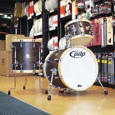 Concept Maple Classic Bop 3PC Kit [BD18，12TT，14FT/ Walnut Stain w/Natural Hoop]【店頭展示特価品】