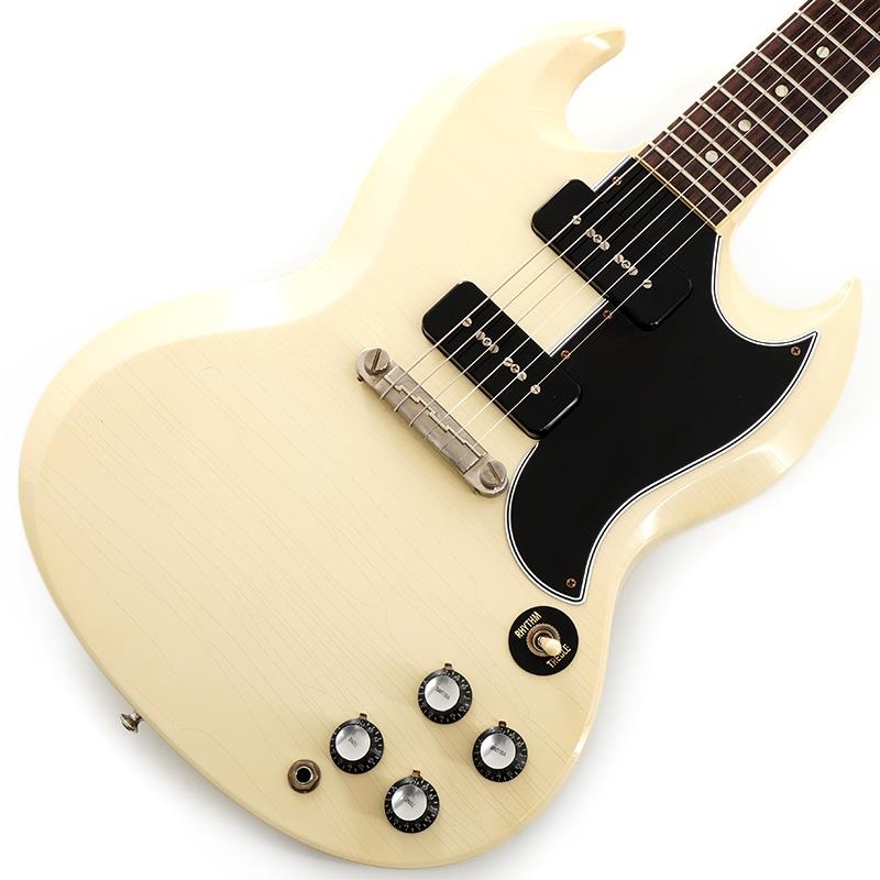 【GIBSON×AQUBEストラッププレゼント】1963 SG Special Reissue Lightning Bar Murphy Lab Ultra Light Aged (Polaris White) 【S/N 504903】の商品画像