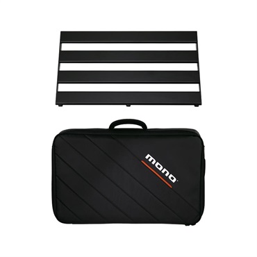 Pedalboard Rail Medium， Black and Stealth Tour Accessory Case， Black [PFX-PBR-M-BLK-BDL]