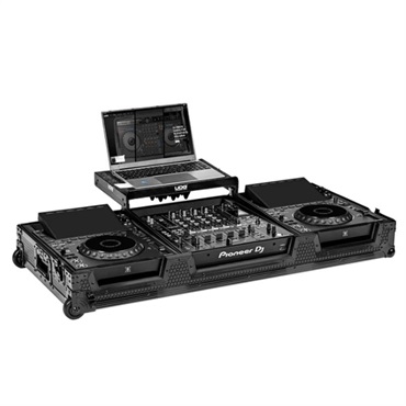 UDG U91111BL Ultimate フライトケースセット CDJ-3000X/A9 (ラップトップシェルフ&ホイール付)(ユーディージー)