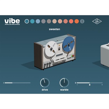 【UAD Half Yearly Sale！】Vibe Analog Machines (アナログ質感)(テープ)(テープテクスチャー)(オンライン納品)(2時間以内に納品)