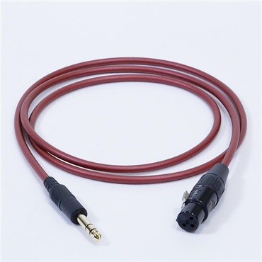 PASSGO RED XFT Cable (1.5m)(パスゴーレッド)(ラインケーブル)(XLRメス-TRS)(XLR(F)-6.3(3極))(日本製)