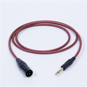 PASSGO RED TXM Cable (3.0m)(パスゴーレッド)(ラインケーブル/モニタースピーカーケーブル)(TRS-XLRオス)(6.3(3極)-XLR(M))(日本製)