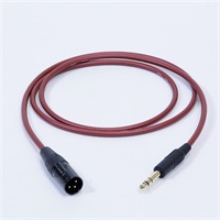 PASSGO RED TXM Cable (3.0m)(パスゴーレッド)(ラインケーブル/モニタースピーカーケーブル)(TRS-XLRオス)(6.3(3極)-XLR(M))(日本製)