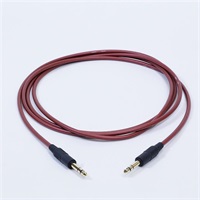 PASSGO RED TRS Cable (3.0m)(パスゴーレッド)(ラインケーブル/モニタースピーカーケーブル)(TRS-TRS)(6.3(3極)-6.3(3極))(日本製)