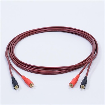 Noah’sark PASSGO RED RCA Cable (ステレオ)(1.5ｍ)(パスゴーレッド)(ラインケーブル/スレテオケーブル)(Stereo RCA-RCA)(RCA(L/R)-RCA(L/R))(日本製)
