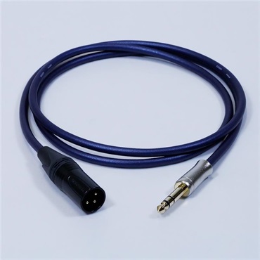 PASSGO BLUE TXM Cable (3.0m)(パスゴーブルー)(ラインケーブル/モニタースピーカーケーブル)(TRS-XLRオス)(6.3(3極)-XLR(M))(日本製)