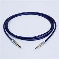PASSGO BLUE TRS Cable (3.0m)(パスゴーブルー)(ラインケーブル/モニタースピーカーケーブル)(TRS-TRS)(6.3(3極)-6.3(3極))(日本製)