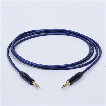 PASSGO BLUE TS PHONE Cable (1.5m)(パスゴーブルー)(ラインケーブル/ギターケーブル/楽器用ケーブル)(Phone-Phone)(6.3(2極)-6.3(2極)， ｽﾄﾚｰﾄ-ｽﾄﾚｰﾄ)(日本製)