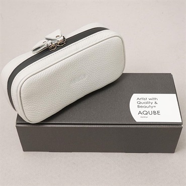 【ギター・ベース小物用 国産本革ポーチ】Leather Utility Pouch / Oblong・GRAY