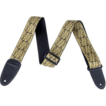 GRETSCH Gretsch Alternating Gold Penguins Strap， Black(9227364001)