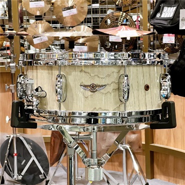 TWS1455-AWC [STAR Walnut Snare Drum / 14×5.5][Antique White Chestnut]【Made in Japan】