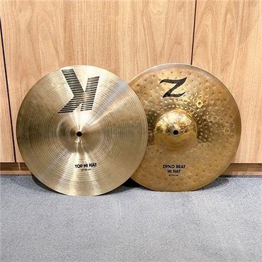 USED 中古品 K/Z HiHat 13 pr [K HiHat 13 Top ＋ Z Dyno Beat 13][775g/1435g]