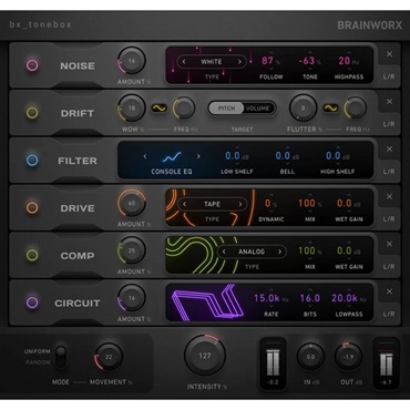 Plugin Alliance Brainworx bx_tonebox (マルチエフェクト)(モジュール)(プラグインアライアンス)(オンライン納品)(2時間以内に納品)