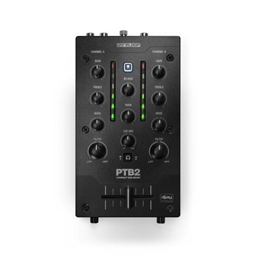 PTB-2 【djay対応 ポータブル2＋1チャンネルDJミキサー】(リループ)