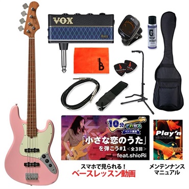 Bacchus 【入荷待ち、ご予約受付中】 BJB-1-RSM/M (SLPK) 【ベース初心者入門セット】