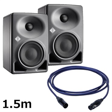 【夏先取り大特価セール】KH 80 DSP A G  (ペア)【PASSGO BLUEスピーカーケーブルセット(XLR-XLR)1.5ｍ】(ノイマン)(モニタースピーカー)(KH80)(アクティブモニタースピーカー)