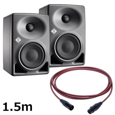 【夏先取り大特価セール】KH 80 DSP A G  (ペア)【PASSGO REDスピーカーケーブルセット(XLR-XLR)1.5ｍ】(ノイマン)(モニタースピーカー)(KH80)(アクティブモニタースピーカー)