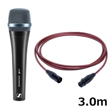 【夏先取り大特価セール】e935 【PASSGO REDマイクケーブルセット(XLR-XLR)3.0ｍ】(国内正規品2年保証)(ゼンハイザー e 935)(単一指向性)(ボーカルマイク)