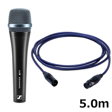 【夏先取り大特価セール】e935 【PASSGO BLUEマイクケーブルセット(XLR-XLR)5.0ｍ】(国内正規品2年保証)(ゼンハイザー e 935)(単一指向性)(ボーカルマイク)