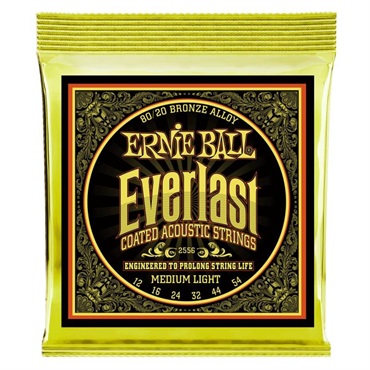 ERNIE BALL ［最終処分セール］EB2556 Everlast Medium Light Coated 80/20 Bronze