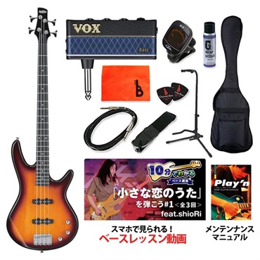 【入荷待ち、ご予約受付中】 GSR180-BS 【ベース初心者入門セット】