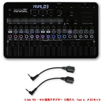 (予約商品・7月下旬頃入荷予定)deconstruct MINIMAL (初回限定・特別価格最終ロット) (電源アダプター無し) & 3.5mm TRS - MIDI変換アダプター (2個入り、Type A、メス) セット Hypnotic Groove Machine (ソニックウェア) 代引不可