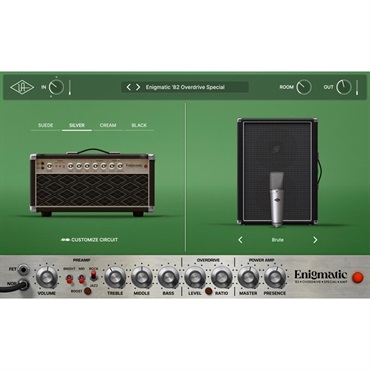 Universal Audio 【UAD Half Yearly Sale！】Enigmatic '82 Overdrive Special Amp (アンプシミュレーター)(アンプトーン)(プラグインソフト)(ブティックアンプ)(オンライン納品)(2時間以内に納品)
