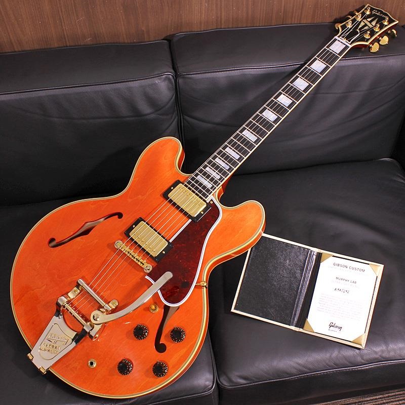 【GIBSON×AQUBEストラッププレゼント】Murphy Lab 1959 ES-355 Reissue Watermelon Red w/Bigsby Ultra Light Aged SN. A940292の商品画像