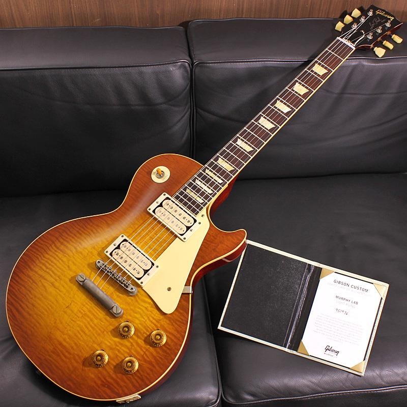 【GIBSON×AQUBEストラッププレゼント】Murphy Lab 1959 Les Paul Standard Reissue R-Top Light Aged Dark Iced Tea Burst SN. 951936の商品画像
