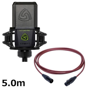 LCT 240 PRO Vocal Set 【PASSGO REDマイクケーブルセット(XLR-XLR)5.0ｍ】(ルーイット)(コンデンサーマイク)(LCT240PRO)(専用サスペンション)(マグネットポップフィルター)(LCT240PRO)