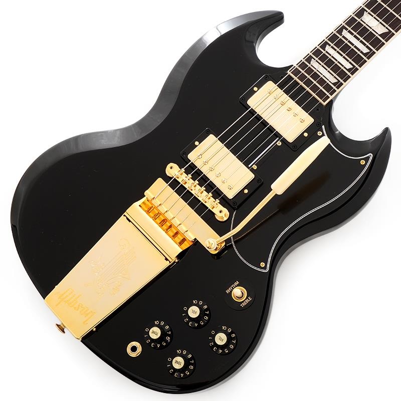【GIBSON×AQUBEストラッププレゼント】SG Standard '61 Maestro Vibrola T-Type (Ebony) 【S/N 231450281】の商品画像