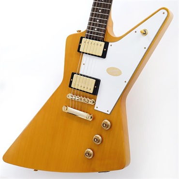 Inspired by Gibson Custom Shop 1958 Korina Explorer (Aged Natural/White Pickguard) キズ有り特価品