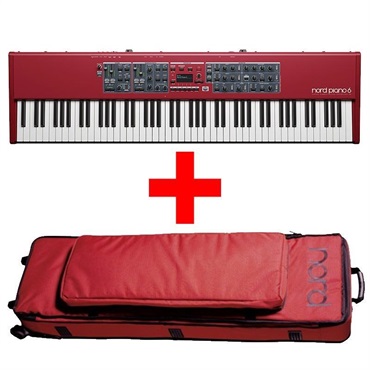 【プレミアム感謝祭実施中！】Nord Piano 6 88 &専用キャリングケースセット (ノード)(88鍵)(ステージピアノ)(トリプルセンサー鍵盤)(セミハードケース)(Nord Piano6)※配送事項要ご確認