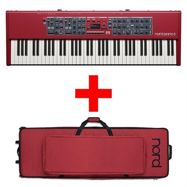 【プレミアム感謝祭実施中！】Nord Piano 6 73 &専用キャリングケースセット (ノード)(73鍵)(ステージピアノ)(トリプルセンサー鍵盤)(Nord Piano6)※配送事項要ご確認