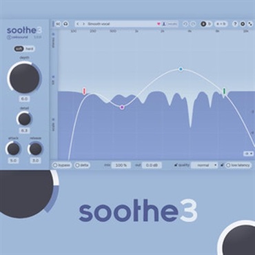 OEKSOUND soothe3 / D2R (レゾナンスサプレッサー)(ディエッサー)(スーズ3)(オンライン納品)(2時間以内に納品)