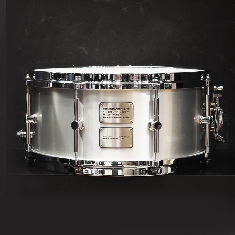 TKT-1465AL3 [柏倉隆史 toe 25周年記念モデルスネア / Aluminium 3mm Thick Snare Drum 14''×6.5''/No.52]【店頭入荷！】の商品画像