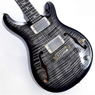 P.R.S. Hollowbody II Piezo 10 Top (Chacoal Wraparound Smokeburst) SN.0406083 【2025年生産品】