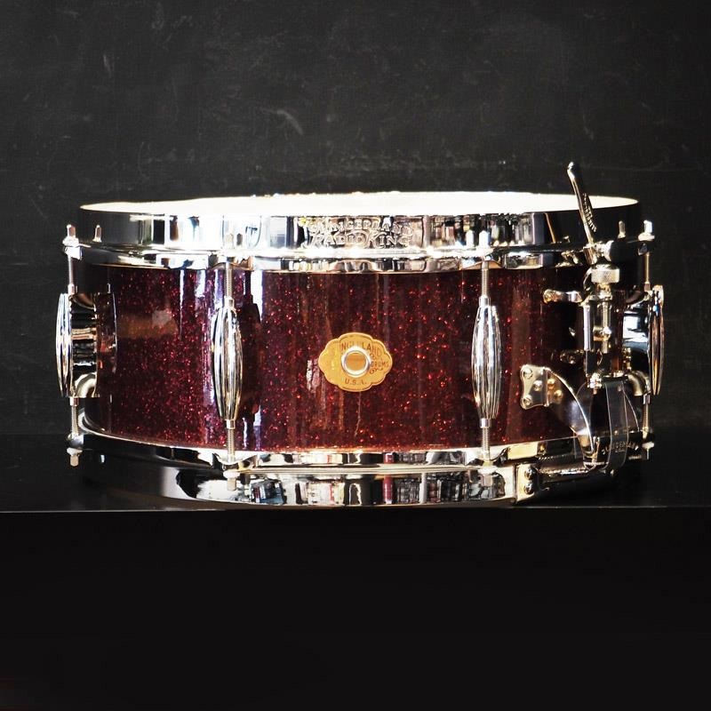 Radio King Solid Maple Snare Drum 14×5.5 [Maroon Glass/FSLFP5514SMK665]の商品画像
