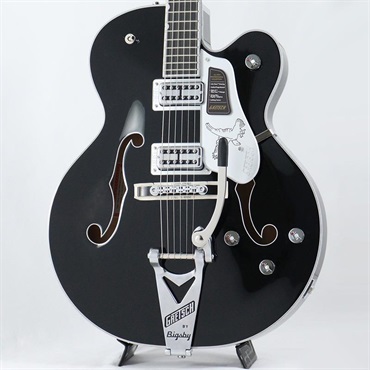 GRETSCH Falcon Hollow Body with String-Thru Bigsby and Chrome Hardware (Black/Ebony)