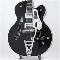 Falcon Hollow Body with String-Thru Bigsby and Chrome Hardware (Black/Ebony)