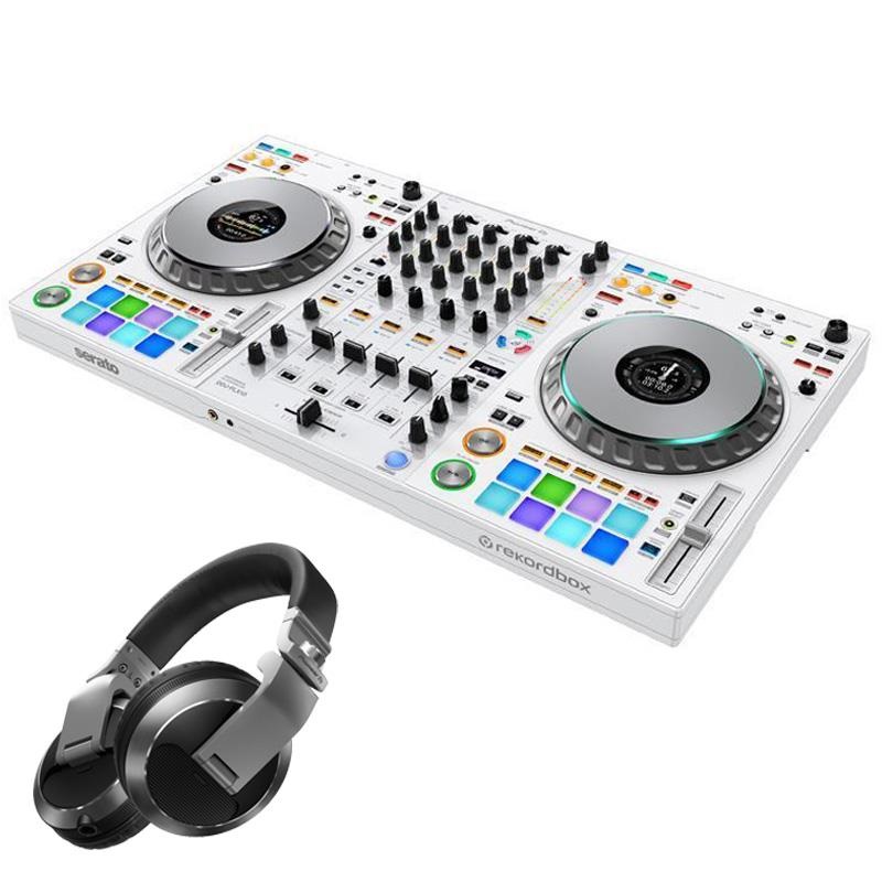 DDJ-FLX10-W + HDJ-X7-S ヘッドホンSET 【ご購入特典 / LT-100B SILVER PCスタンドプレゼント！】【無償ダウンロード版rekordbox/Serato DJ Pro対応】【パイオニアディージェー】の商品画像