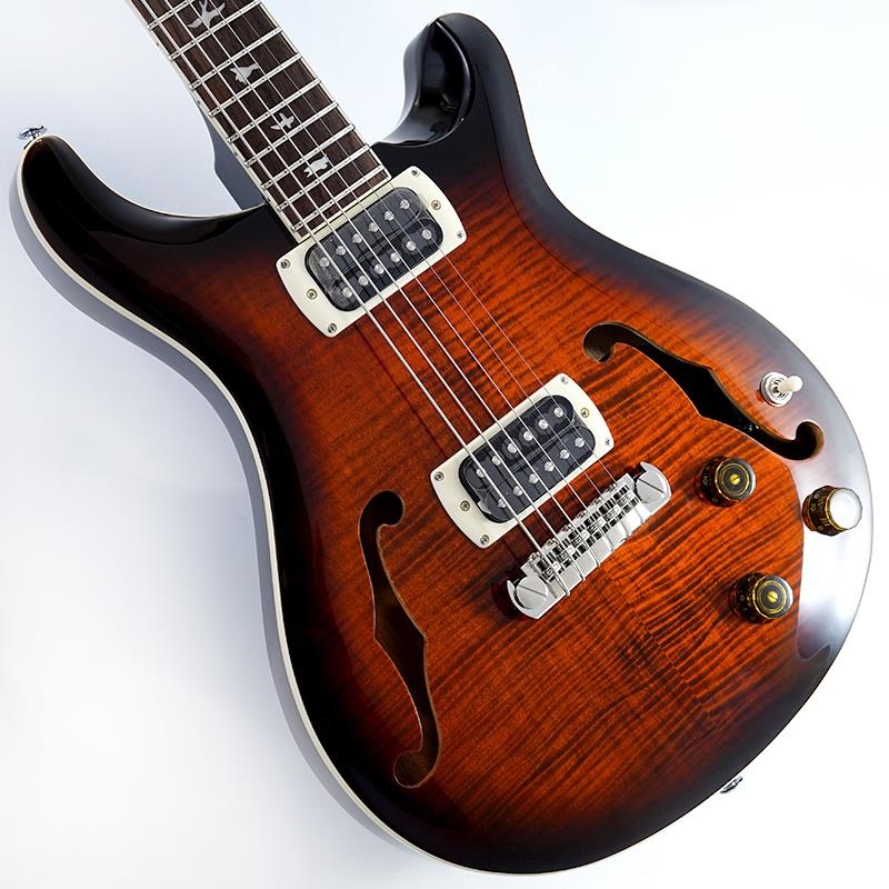 SE Ed Sheeran Hollowbody I Piezo Baritone (Orange Tiger Smokeburst) SN.CTII016223 2026年生産品の商品画像