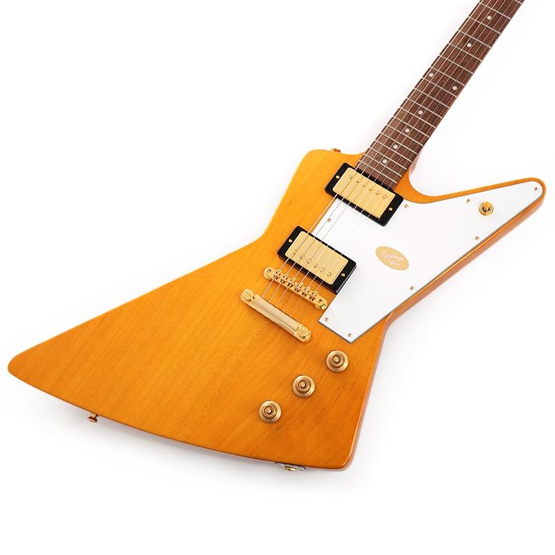 Inspired by Gibson Custom Shop 1958 Korina Explorer (Aged Natural/White Pickguard) 【キズ有り特価】の商品画像